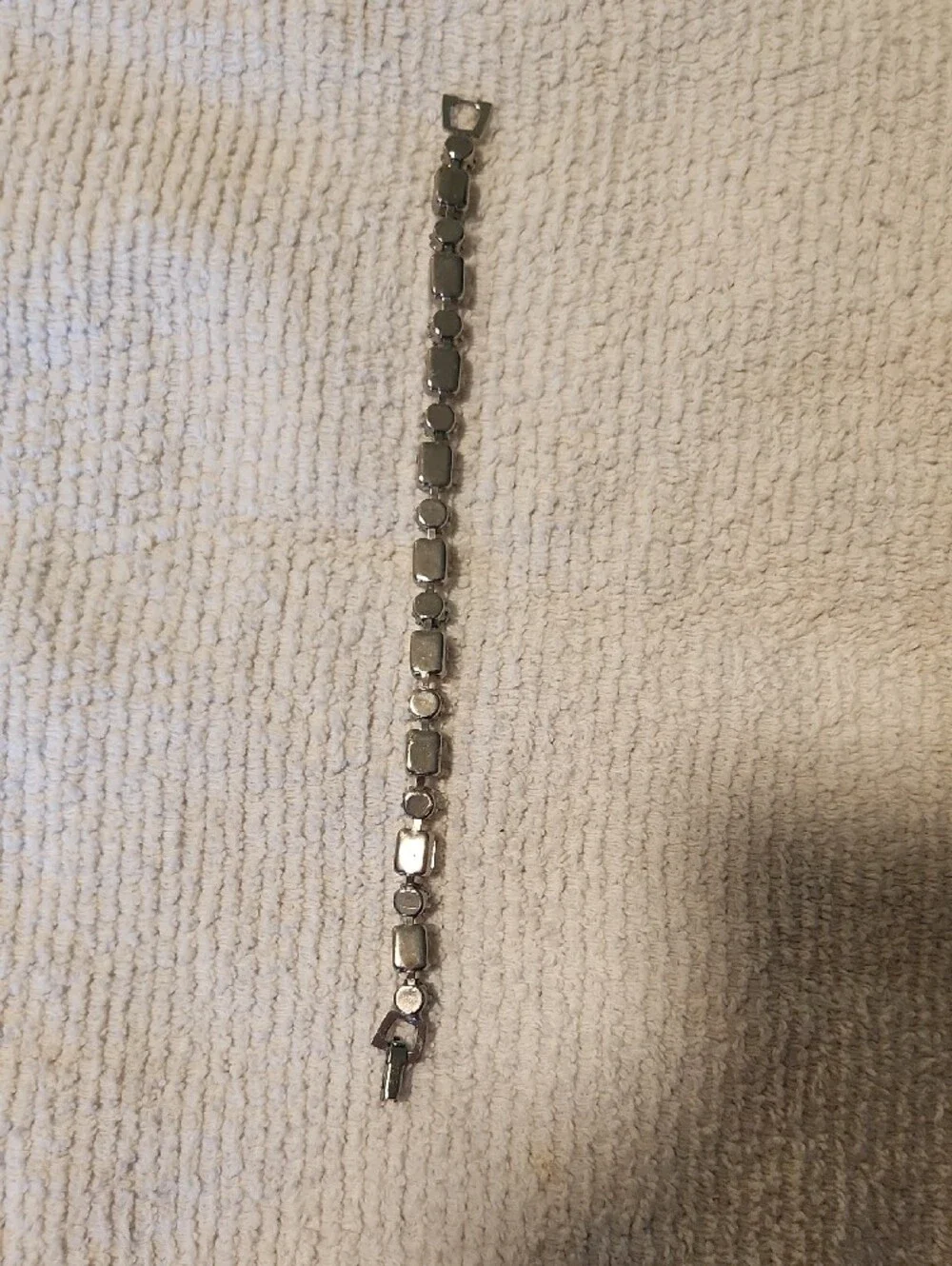 Weiss Sparkling White Crystal Tennis Bracelet - Women Jewelry